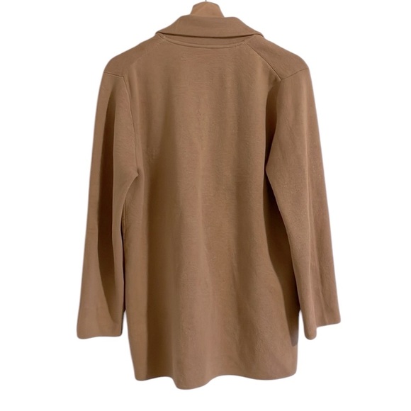J. Crew Cecile Relaxed Sweater Blazer Women's Size Small Wool Knit Camel Tan - Picture 5 of 10
